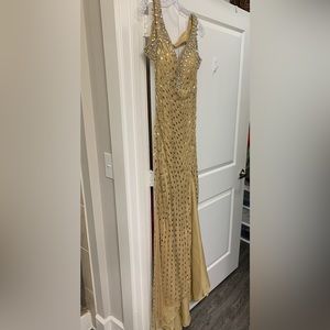 Gold & Silver Elegant Sherri Hill Pageant Gown!
